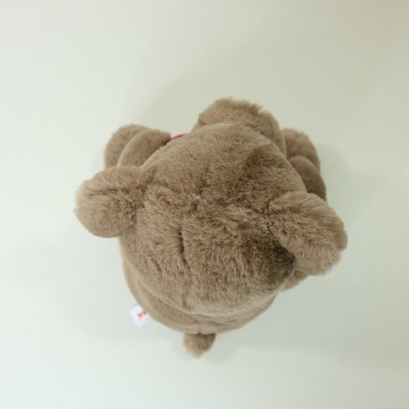 Aurora Brown Bear Holding Heart Soft Plush Stuffed Animal Toy Valentine - Picture 7 of 12